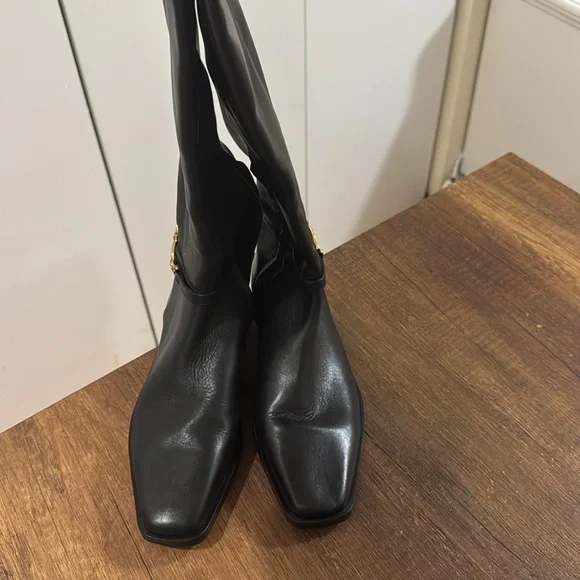 Sam Edelman Black Tall Heeled Boots - Picture 8 of 9